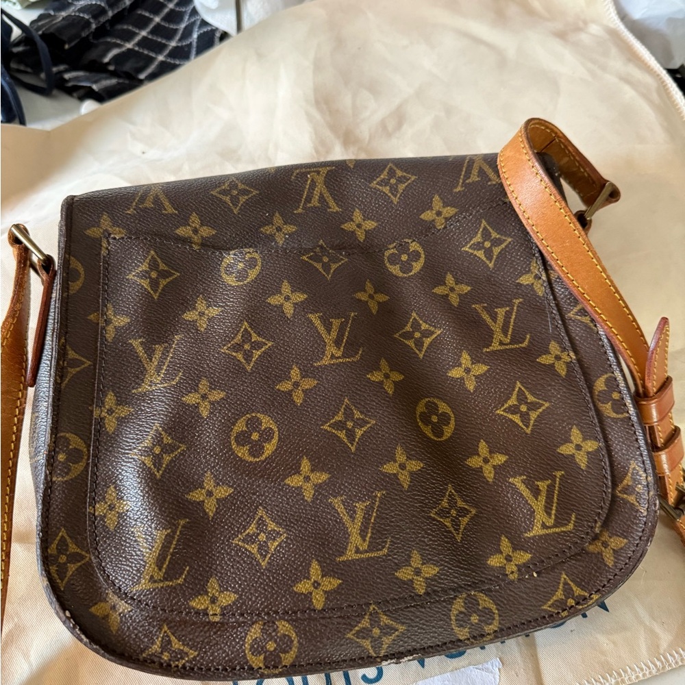 Louis Vuitton Brown and Tan Monogram Crossbody Bag - Picture 9 of 9